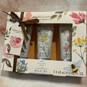 Asquith & Somerset England Luxury Hand & Nail Cream Set NWT honey enriched 3x2oz